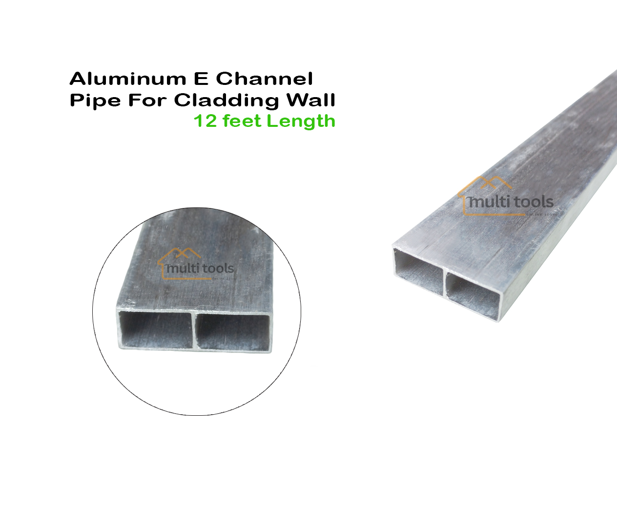 12 Feet Aluminum E Channel Pipe For Cladding Wall
